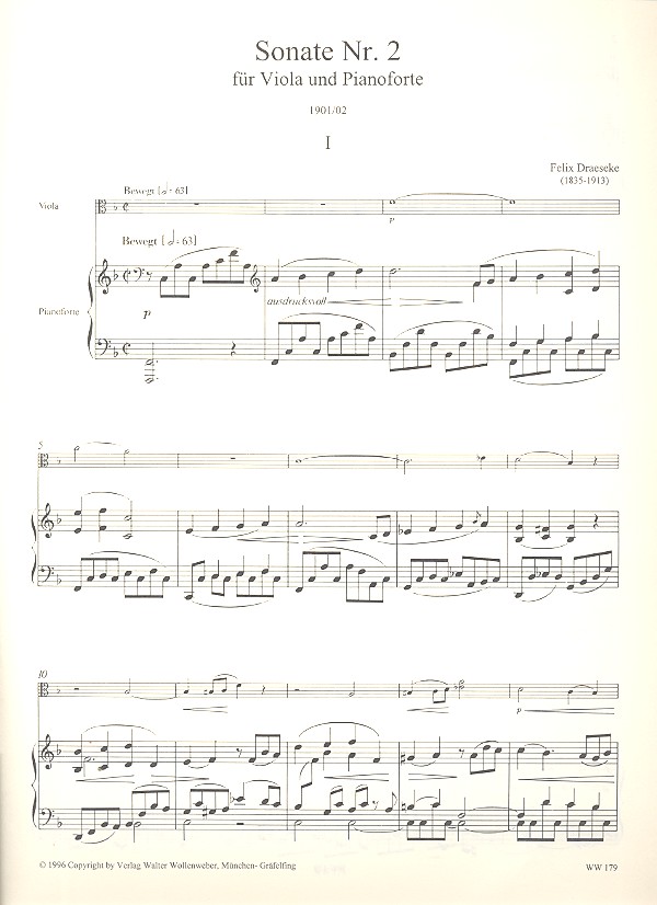 Sonate Nr.2 WoO26 für Viola und