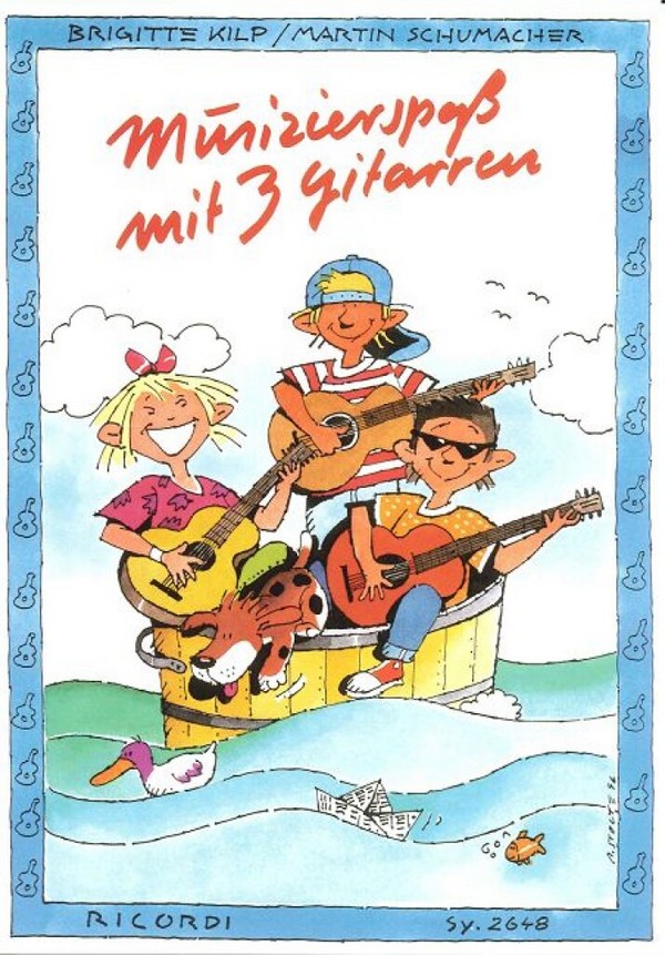 Musizierspaß mit 3 Gitarren