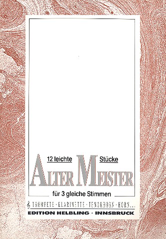 12 leichte Stücke alter Meister