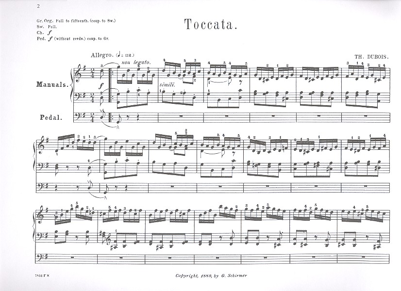 Toccata G major