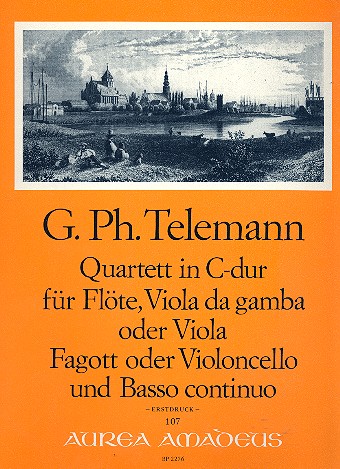 Quartett C-Dur für Flöte, Viola