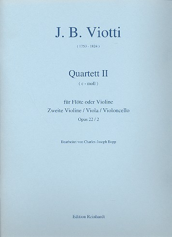 Quartett c-Moll op.22,2 