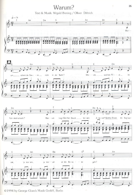 Die Doofen: Songbook