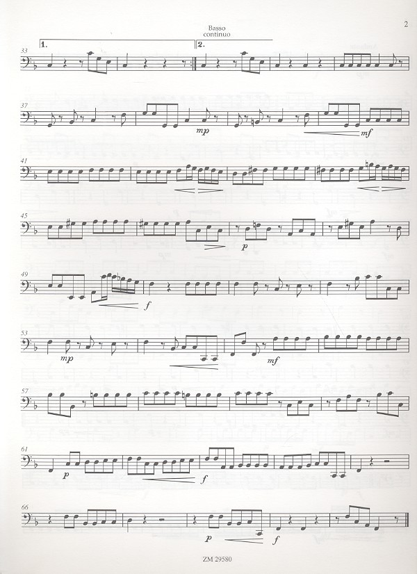 Trio F-Dur für 2 Mandolinen und Bc