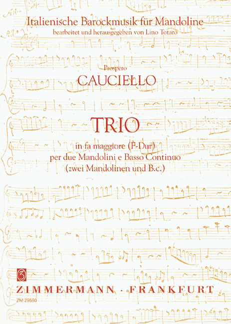 Trio F-Dur für 2 Mandolinen und Bc