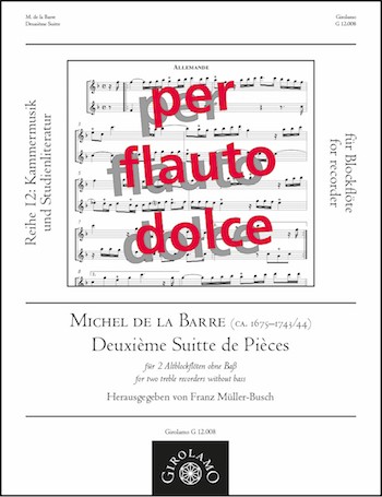 Deuxième Suitte de pièces