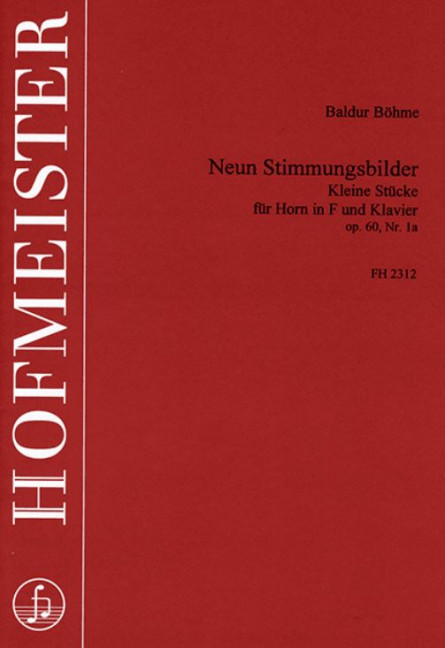 9 Stimmungsbilder op.60,1a für Horn in F