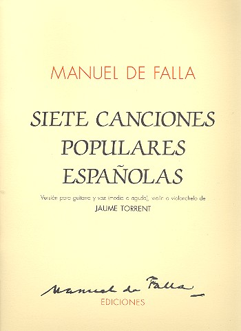 7 canciones populares espanolas