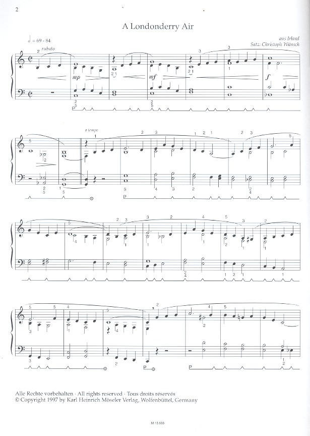 Swing low - moderne Liedsätze