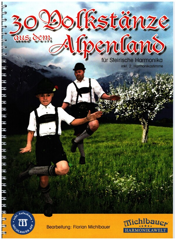 30 Volkstänze aus dem Alpenland (+App)