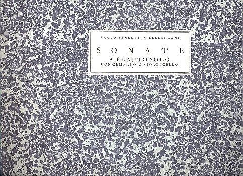 Sonate a flauto solo con cembalo o