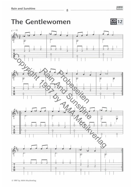 Rain and Sunshine -  11 Gitarrenkompositionen