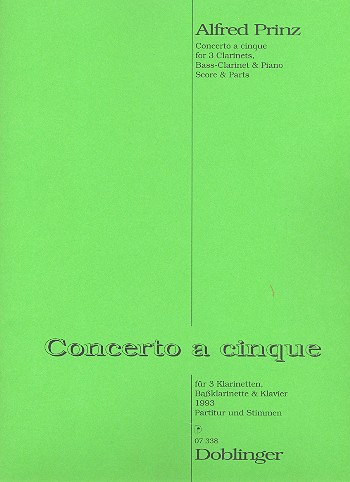 Concerto à 5 für 3 Klarinetten,