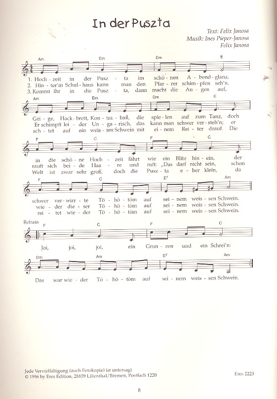 Die singende Hyäne (+CD)