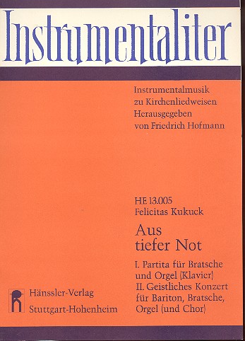Aus tiefer Not Partita für Viola