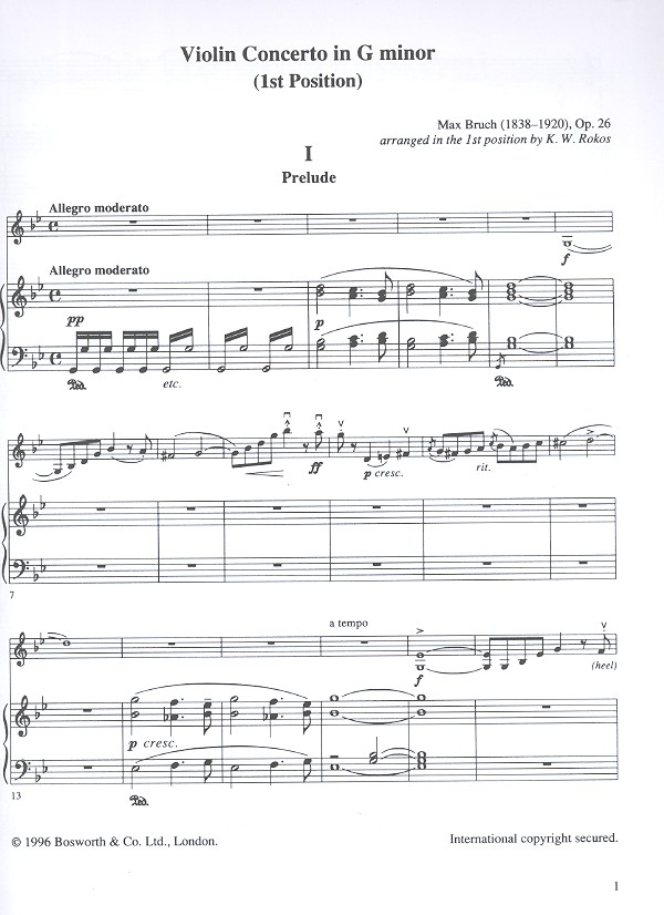 Concerto g minor op.26