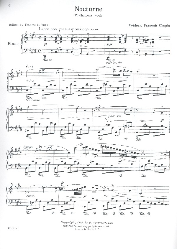 Nocturne c sharp minor oppost.
