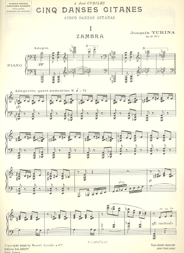 Danses gitanes op.55 vol.1