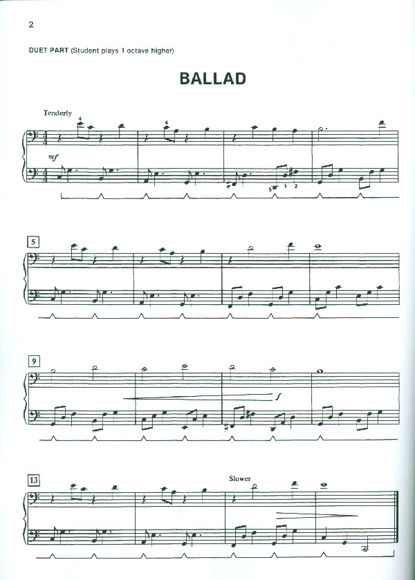 Alfred's Basic Adult Duet Book Level 1