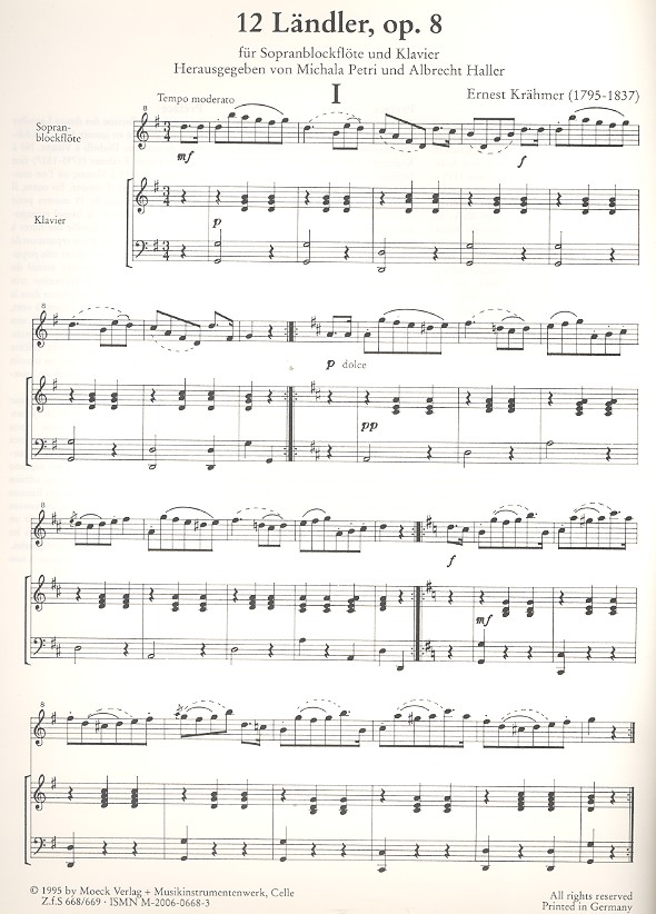 12 Ländler op.8