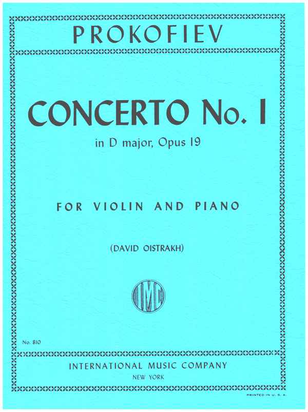 Concerto D major no.1 op.19