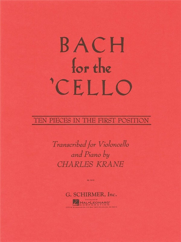 Bach for the Cello 10 pieces