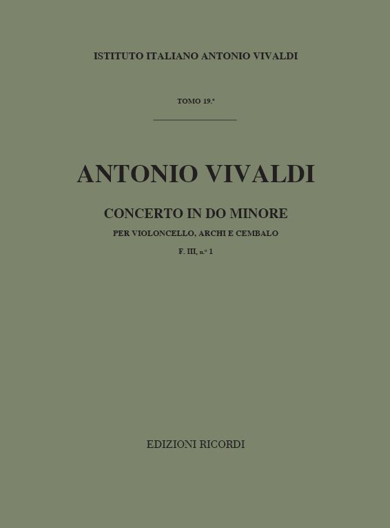 Concerto in do minore fiii:1 Per