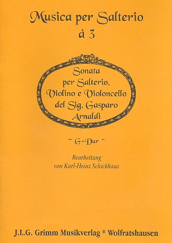 Sonata G-Dur per salterio,