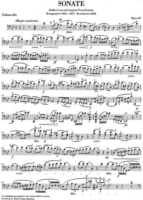 Sonate g-Moll op.65