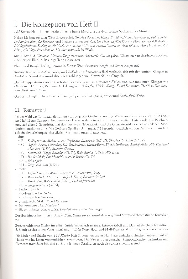 1 2 3 Klavier Band 2