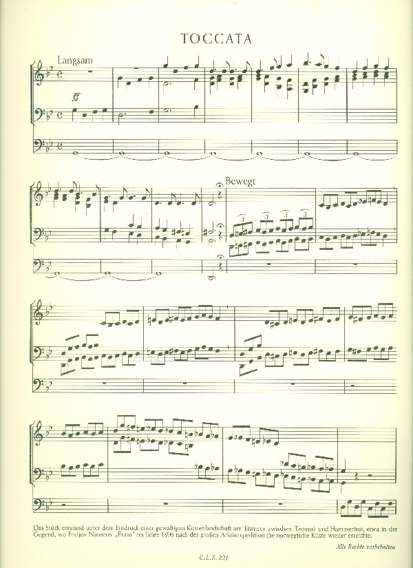 Nordische Toccata und Fuge g-Moll