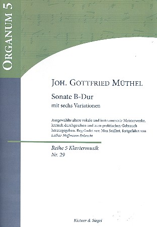 Sonate B-Dur mit 6 Variationen