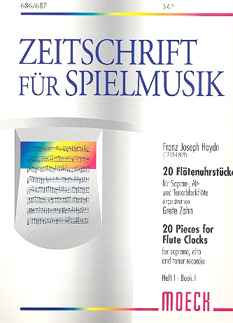 20 Flötenuhrstücke Band 1 (Nr.1-7)
