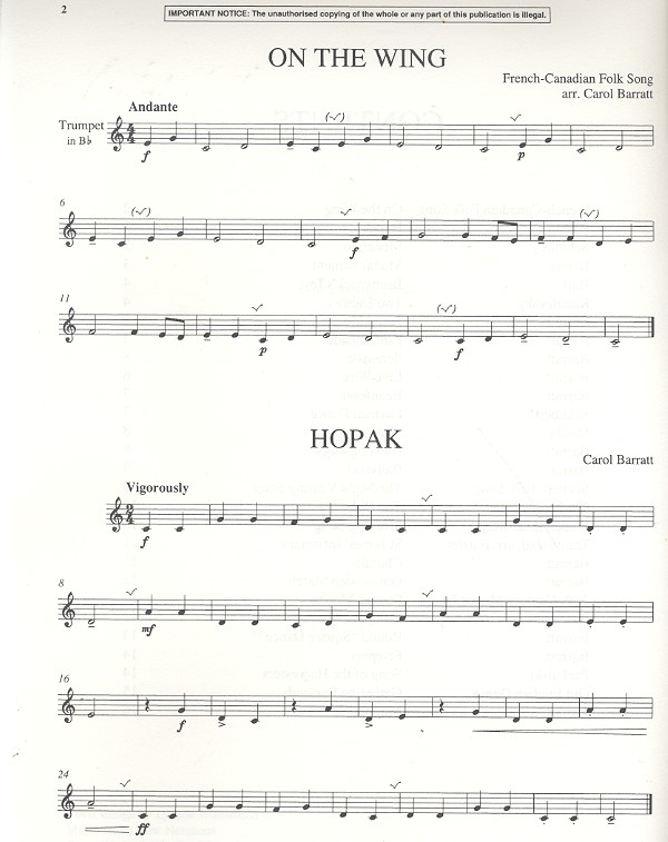 Barratt, Carol: Bravo! Trumpet