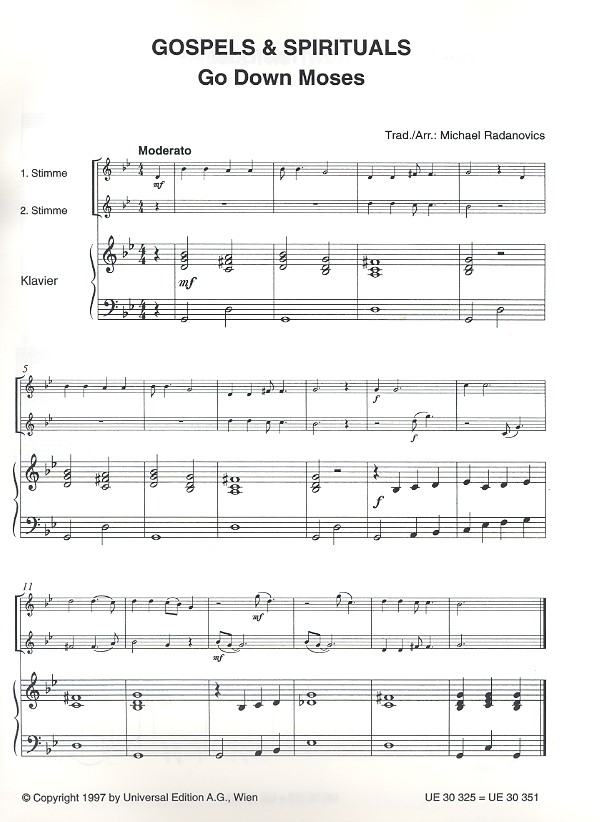 Gospels and Spirituals für