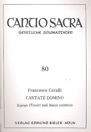 Cantate Domino für Sopran