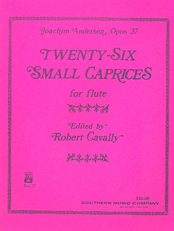 26 small Caprices op.37 for flute
