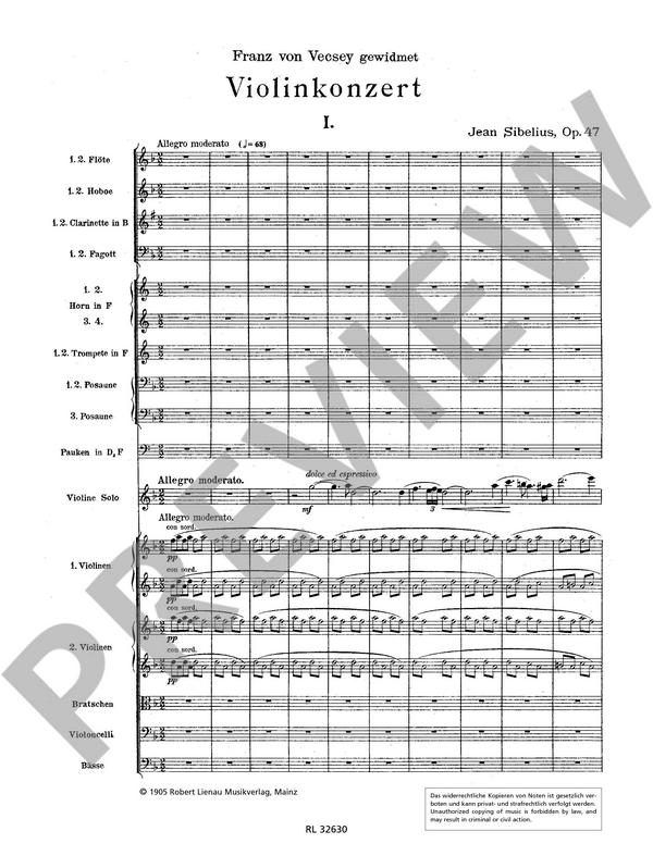 Konzert d-Moll op.47