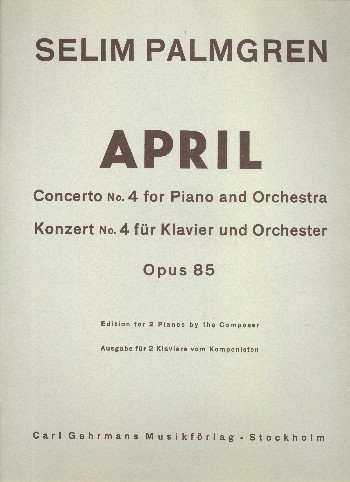 April Konzert Nr.4 op.85 für