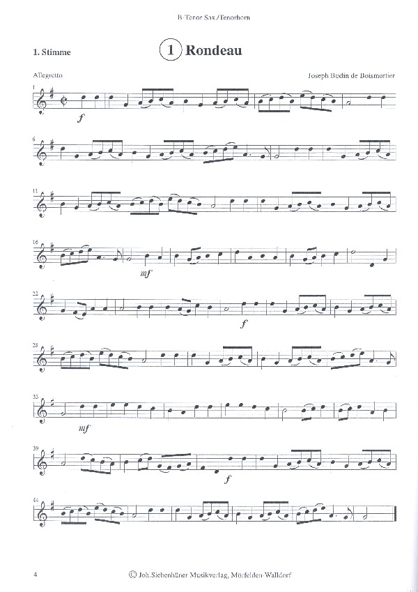 Festival Music für flexibles Ensemble