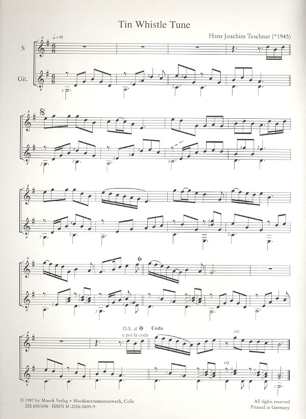 Tin Whistle Tune und andere Stücke