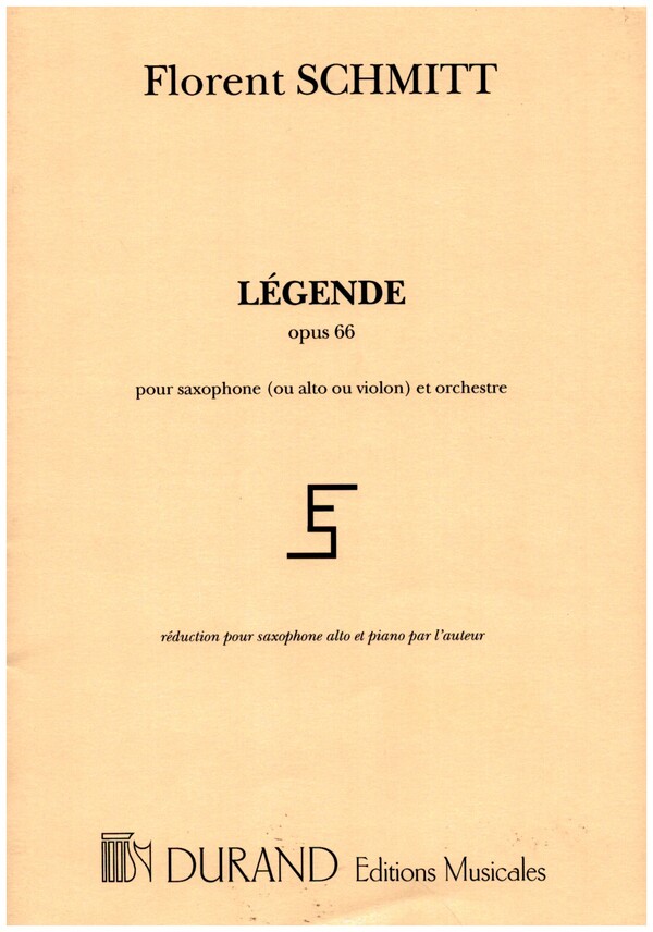 Legende op.66 pour alto (ou