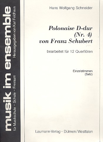 Polonaise D-Dur Nr.4 für 12 Flöten