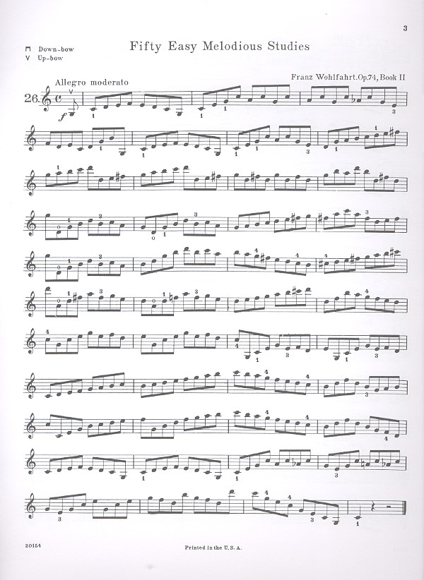50 easy melodious Studies op.74