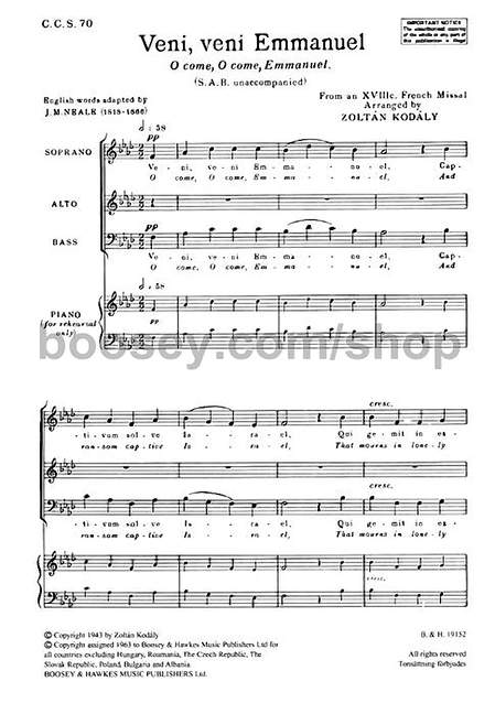 Veni veni Emmanuel