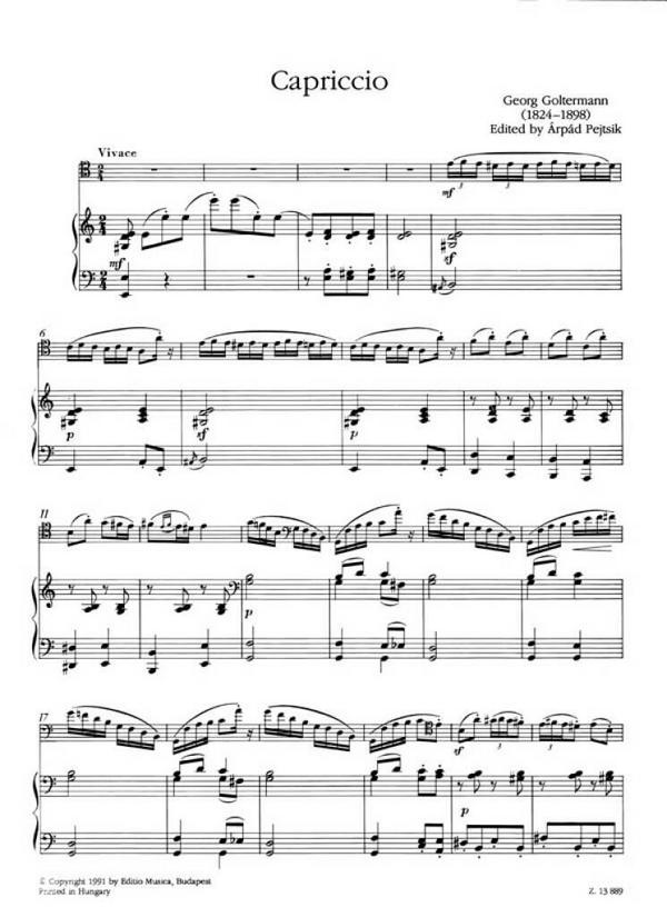 Capriccio für Violoncello und