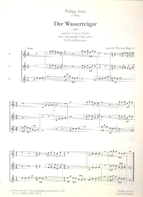 Der Wasserträger und 3 weitere