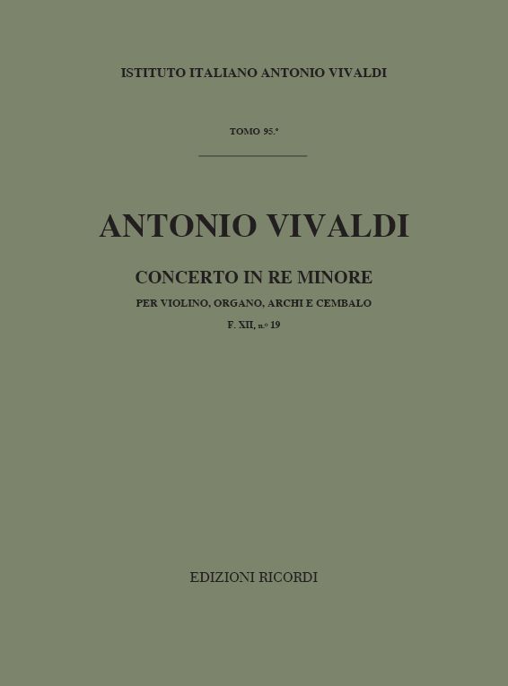Concerto re minore F.XII:19 per