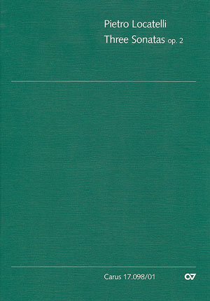 3 sonatas op.2 per flauto traverso