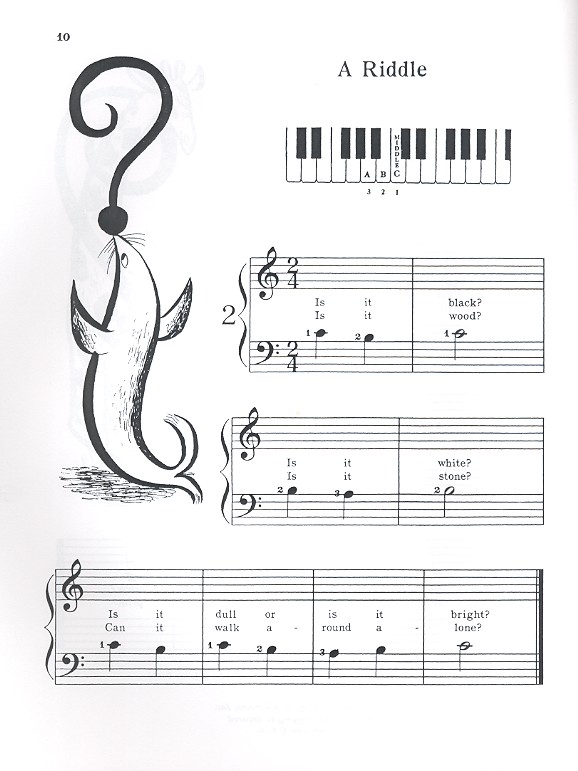 A very first Piano Book The Story